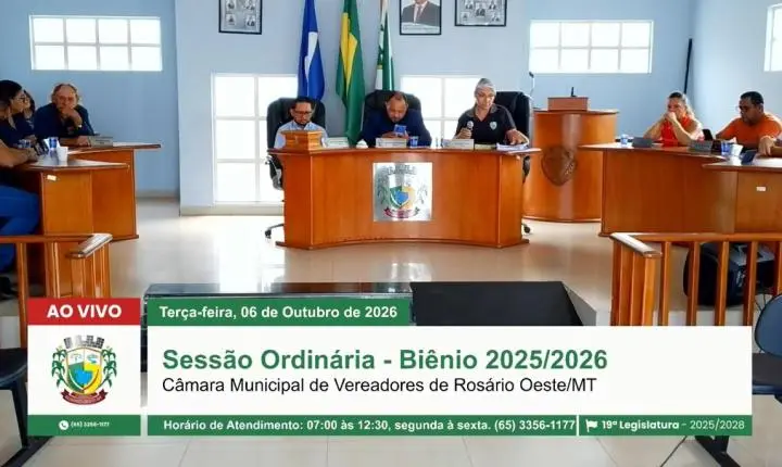 Câmara de Rosário Oeste aprova R$ 2,8 milhões em suplementação e veta polêmica em rua