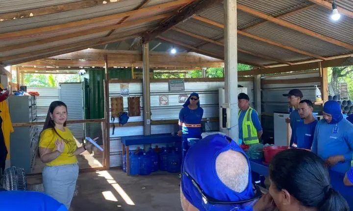 CAPS 1 de Rosário Oeste encerra ações do Setembro Amarelo com palestra na Jatobeton Engenharia