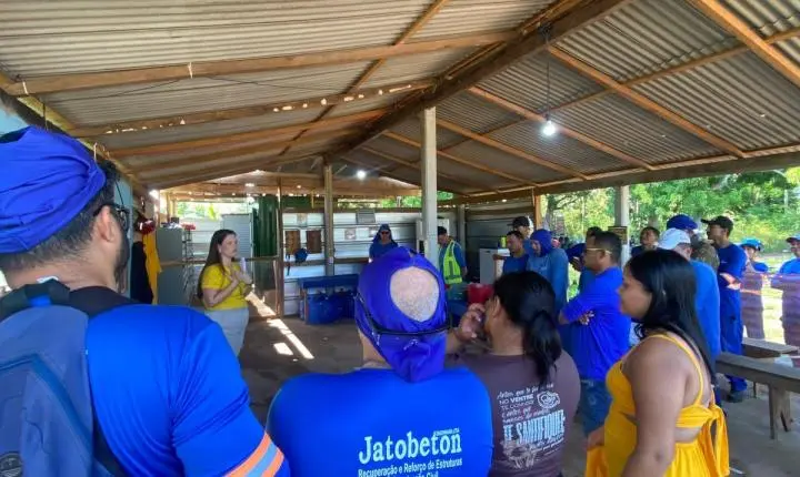CAPS 1 de Rosário Oeste encerra ações do Setembro Amarelo com palestra na Jatobeton Engenharia