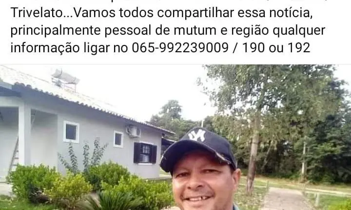 Caso Vagner Matos: Família pede transferência de investigações para Nobres após sumiço em Santa Rita do Trivelato.
