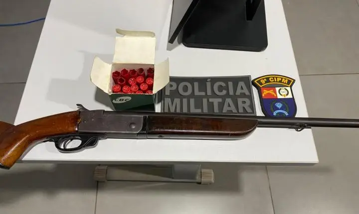 Ciúmes, Puxões de Cabelo e Tiro de Espingarda: Homem é Preso por Violência Doméstica em Arenápolis
