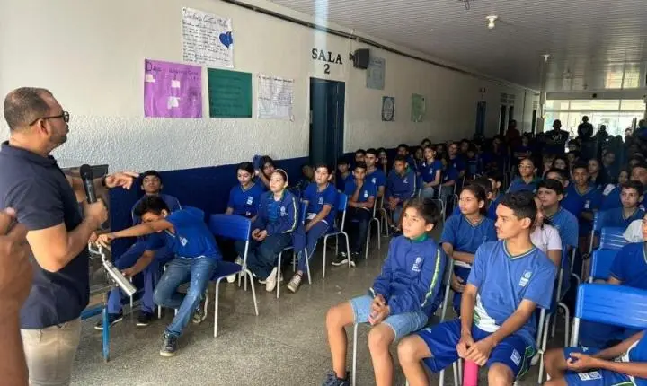 CMDCA e Conselho Tutelar de Rosário Oeste realizaram palestra sobre Cyberbullying 