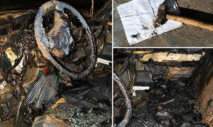 Cobrança de Dívida Termina em Ataque e Carro Incendiado em Sorriso