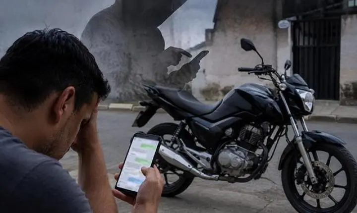 Comprador perde R$ 8 mil no golpe do falso intermediário durante negociação de moto