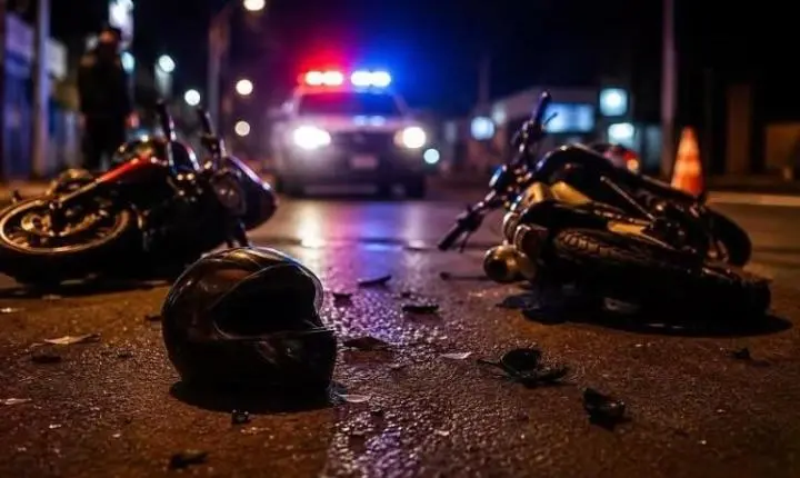 Condutor sem CNH e com sinais de embriaguez foge após acidente com duas motos em Arenápolis