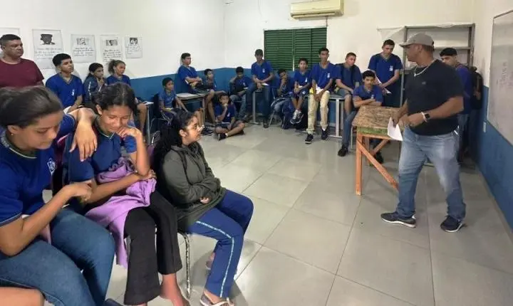 Coordenadoria de Esportes de Rosário Oeste promoveu palestras de conscientização para jovens em Bauxi e Raizama