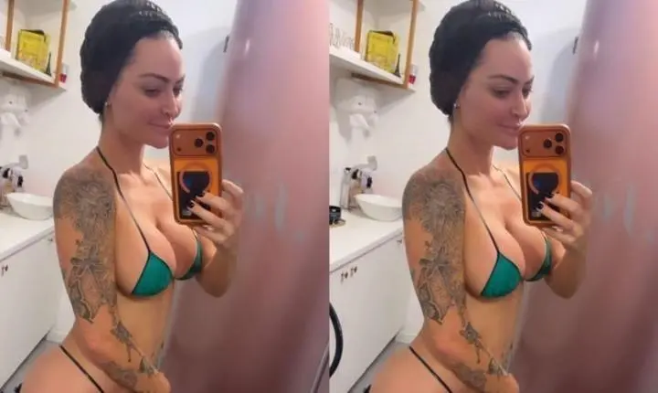 De biquíni, Laura Keller rebate críticas a mulheres que postam fotos sensuais: 'Trago verdades'