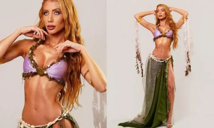 De princesa da Disney ao Halloween: Maria Lina surpreende com visual inspirado em Ariel