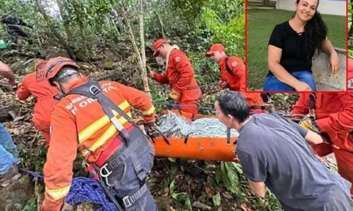 Desaparecida há três dias, mulher é resgatada em ribanceira de 50 metros em cachoeira de MT