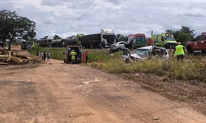 Duas pessoas morrem em acidente na BR-364 em VG