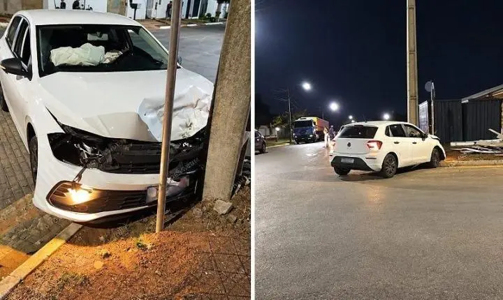 Duas pessoas são socorridas após acidente entre carros em Nova Mutum