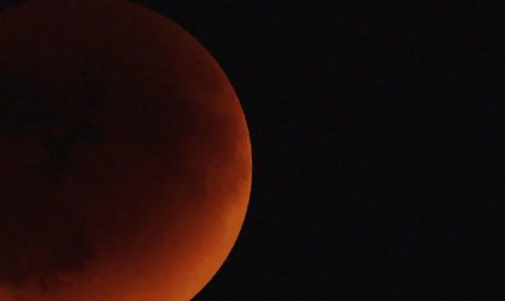 Eclipse lunar vai encobrir 96% da Lua e poderá ser visto em Mato Grosso nesta quinta-feira