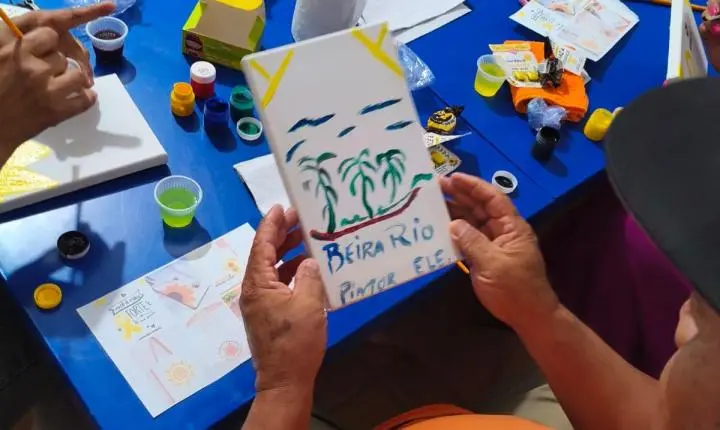 Educação Especial de Rosário Oeste usa arte terapia em ação de apoio à saúde emocional de famílias