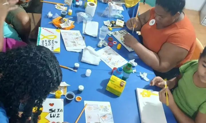 Educação Especial de Rosário Oeste usa arte terapia em ação de apoio à saúde emocional de famílias