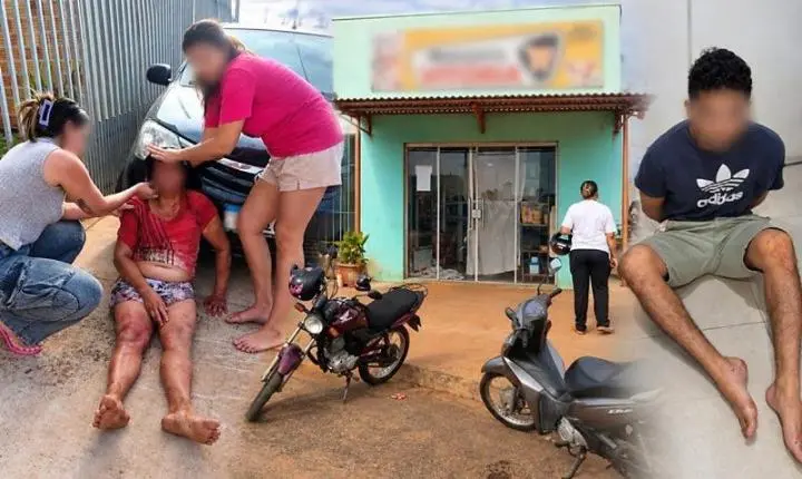Emboscada violenta termina em socorro urgente de mulher em MT