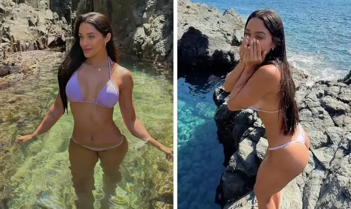 Ex-BBB Eva Pacheco mostra fotos em Noronha e faz legenda sugestiva: 'Salgada, mas doce'