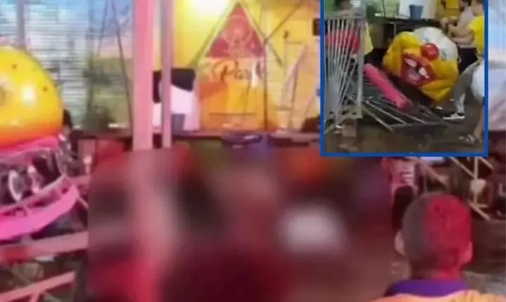 Falha em brinquedo “minhocão” deixa cantora gospel morta e três feridos em parque de diversão em Minas