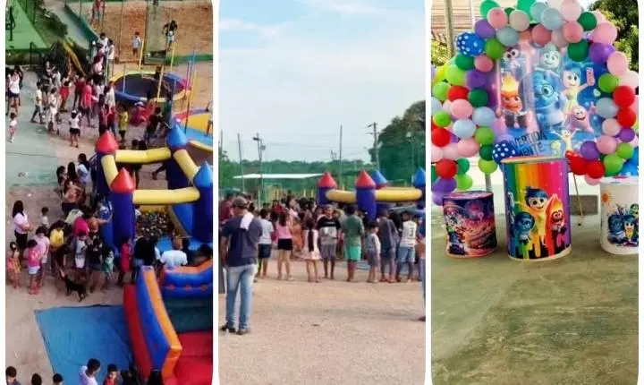 Festa do Dia das Crianças em Rosário Oeste reúne centenas de moradores no Bairro Aeroporto