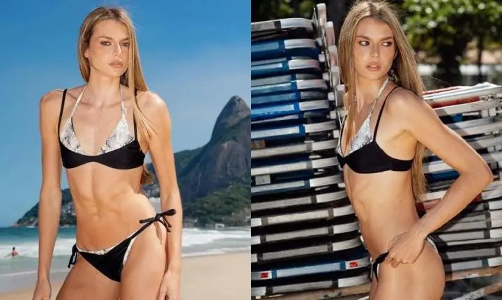 Filha modelo de Lisandra Souto e Tande faz primeiro ensaio de biquíni
