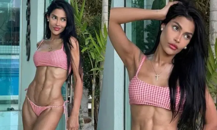Flay, do BBB 20, posta foto de biquíni e chama atenção pelo físico definido: 'Belíssima'