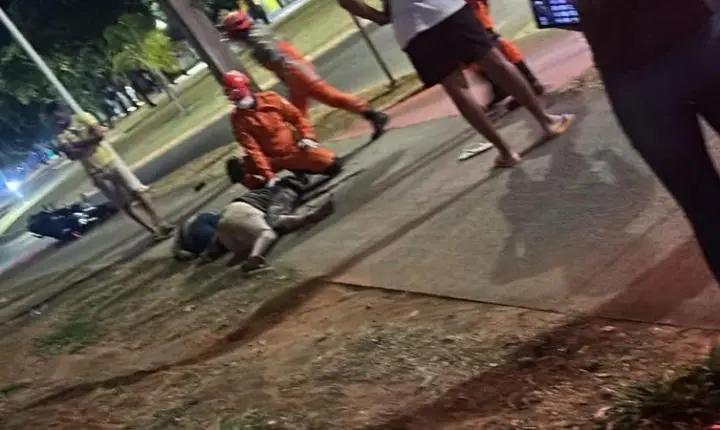 Gestante é atropelada por motociclista e mobiliza equipes de resgate em Nova Mutum
