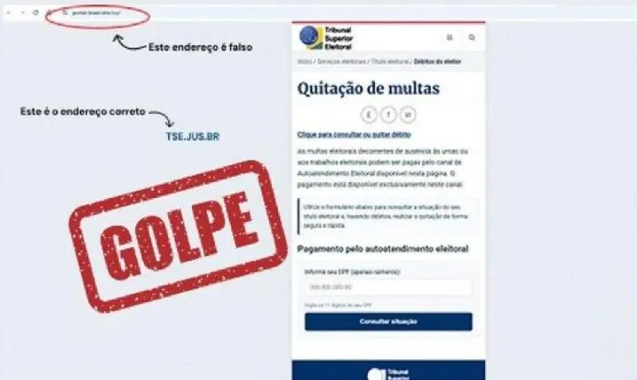 Golpe do título de eleitor: criminosos usam nome do TSE para cobrar taxa falsa de regularização