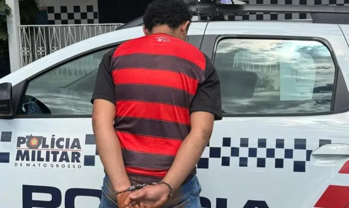Homem com mandado de prisão por tentativa de homicídio é detido pela PM em Alto Paraguai