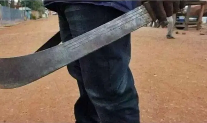 Homem é golpeado com facão enquanto dormia; suspeito é preso Polícia Militar