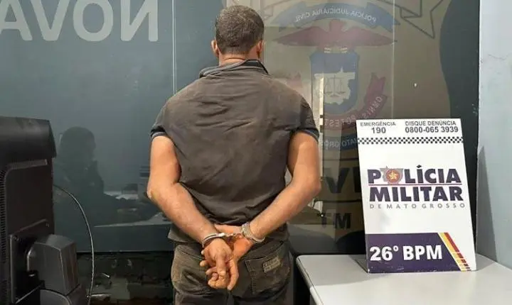 Homem invade comércio, esfaqueia ex mais de 15 vezes e acaba preso em Nova Mutum