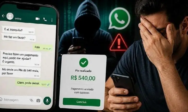 Homem perde mais de mil reais após amigo ter zap clonado e fazer pix