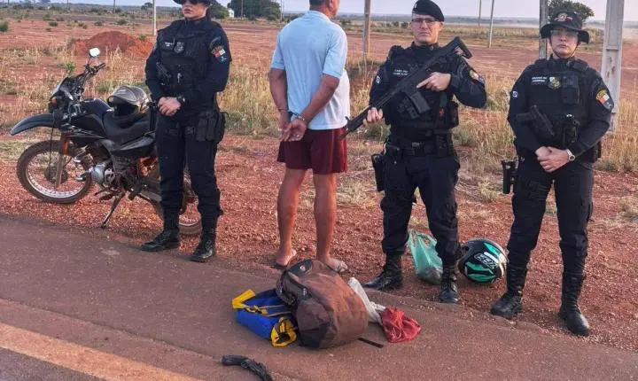 Idoso é detido pela PM, por porte ilegal de arma de fogo em Nortelândia 