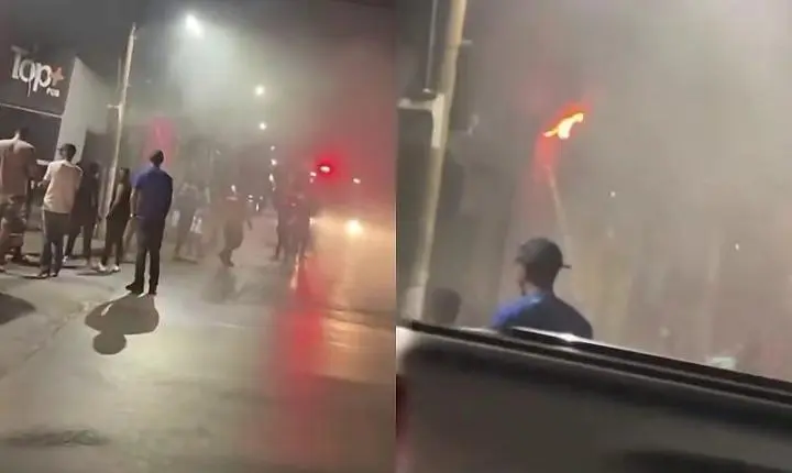 Incêndio de grandes proporções destrói casa de shows em Cuiabá