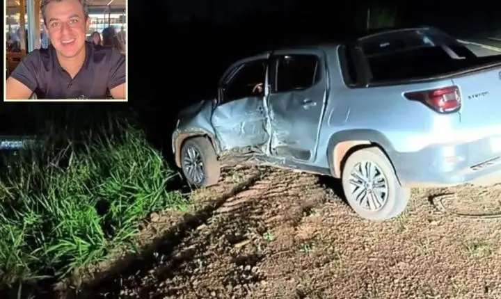 Irmão de deputada capota carro após se envolver em acidente