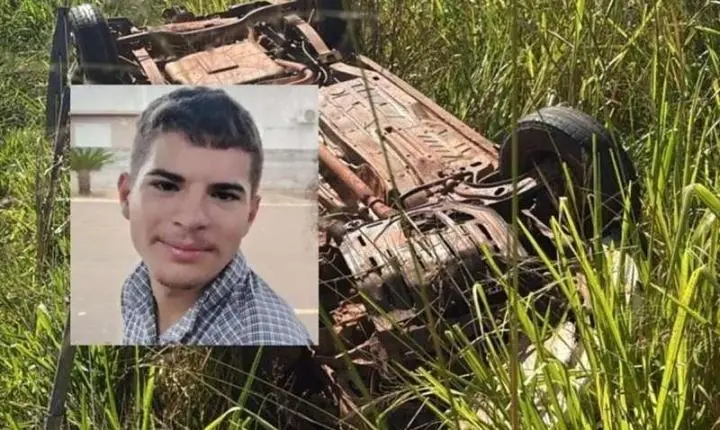 Jovem fica preso em caminhonete por três dias após capotamento em MT