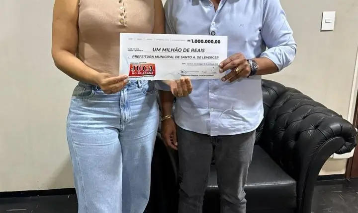 Juca do Guaraná destina R$ 1 milhão para custeio da saúde de Santo Antônio de Leverger