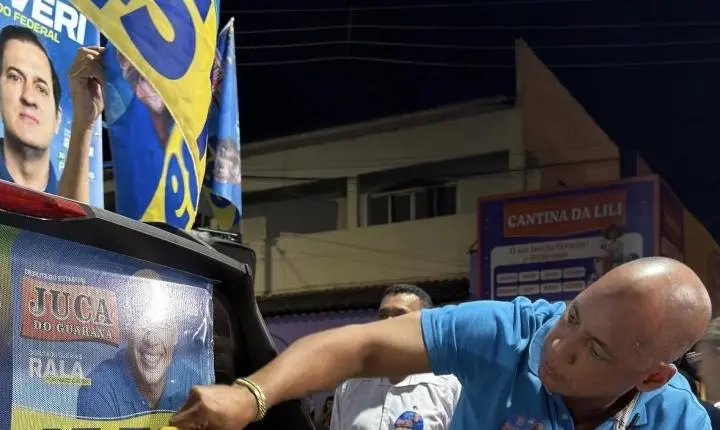 Juca do Guaraná inaugura comitê em Várzea Grande com adesivaço de mais de 400 carros