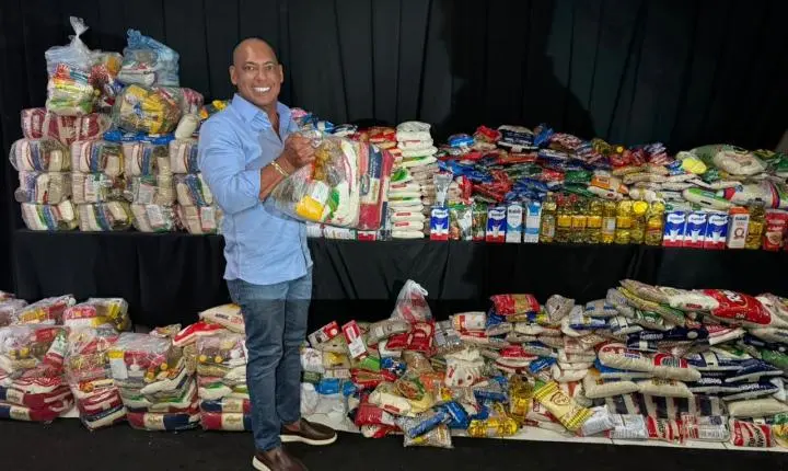 Juca do Guaraná reúne cerca de 2 mil pessoas em aniversário solidário com arrecadação de alimentos