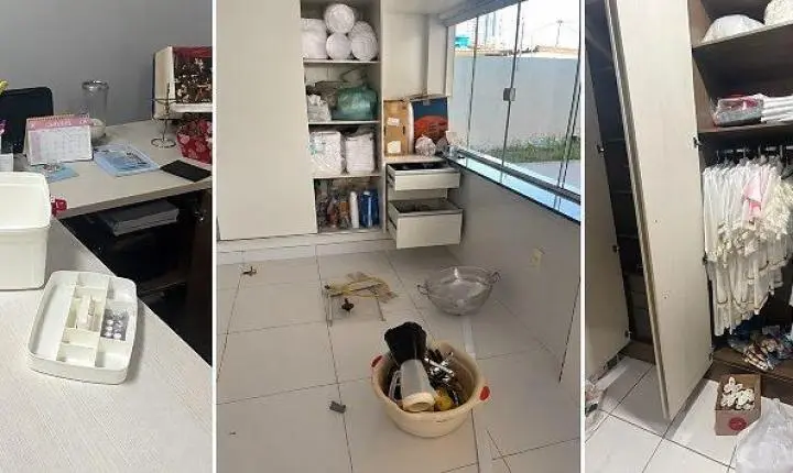 Ladrões reviram igreja, furtam objetos religiosos e profanam hóstias em Cuiabá