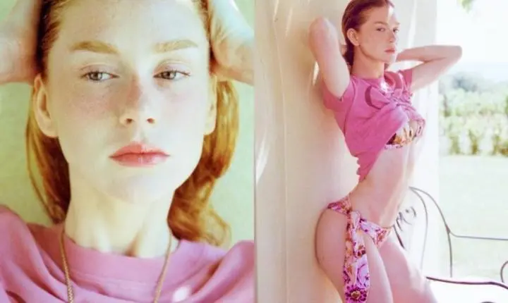 Marina Ruy Barbosa impacta web com puxadinha em biquíni e topless na Toscana