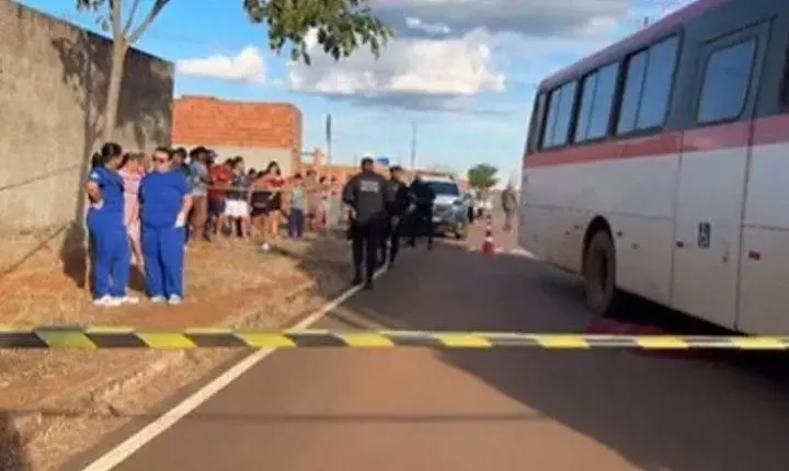 Menino de 10 anos foi atropelado por ônibus e morreu em Alto Taquari