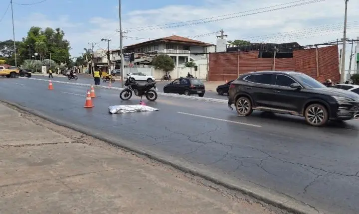 Morador de Rosário Oeste morreu atropelado por moto em Cuiabá