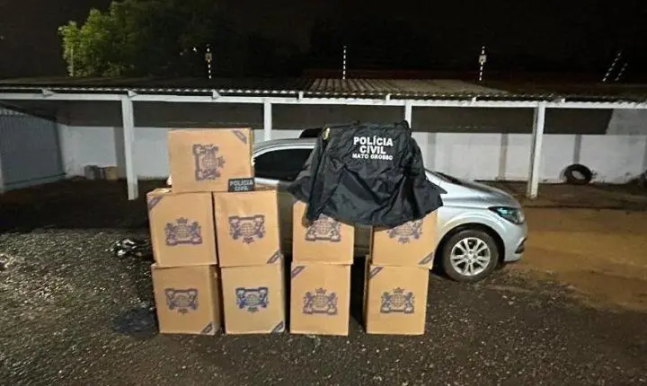 Mulher de 41 anos é presa com 495 caixas de cigarros contrabandeados em Nova Olímpia