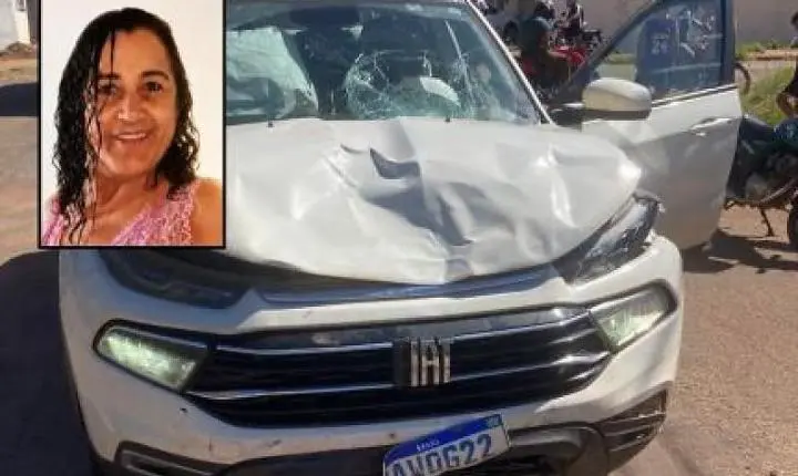 Mulher foi arremessada de moto e morreu após acidente com Toro da Prefeitura em Jaciara