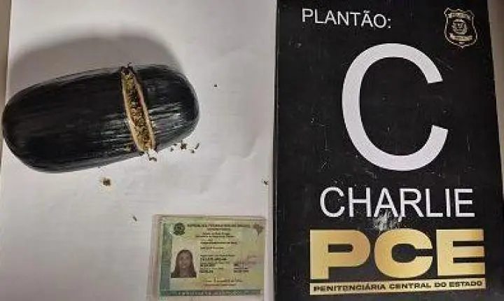 Mulher foi flagrada com maconha escondida na região pélvica ao tentar visitar marido
