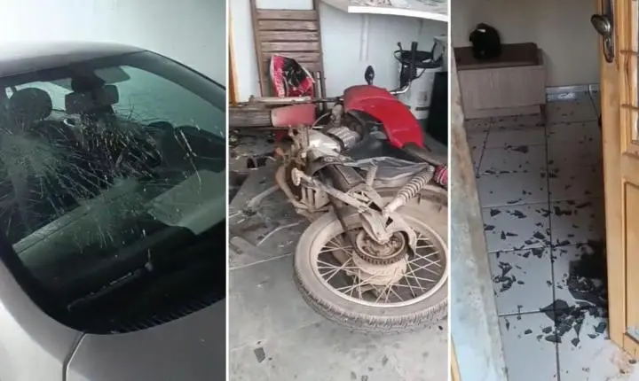 Mulher invade casa do ex, destrói veículos e ameaça vítima com faca