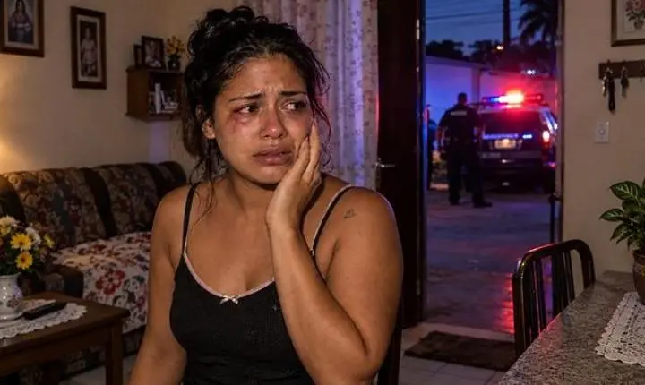 Mulher leva murro na cara após tentar terminar relacionamento com marido em Sorriso