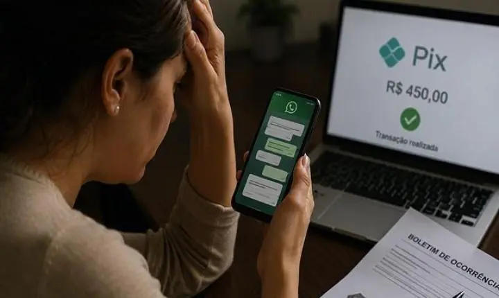Mulher perde R$ 450 após golpista se passar por amiga no WhatsApp