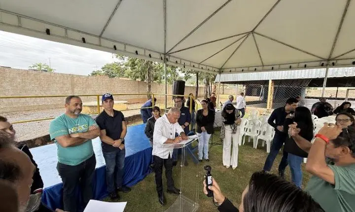 Nova creche em Nobres: Prefeitura lança obra no Jardim Glória