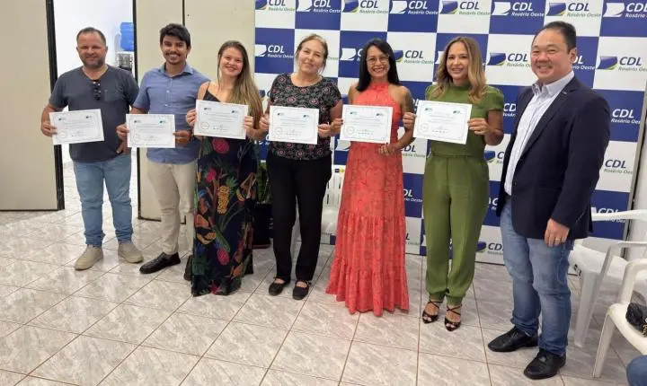 Nova diretoria da CDL de Rosário Oeste foi empossada em cerimônia oficial.