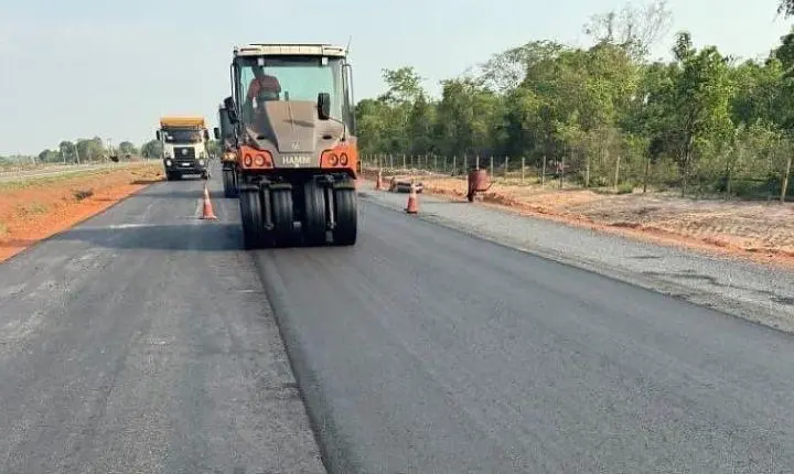 Obras da BR-163 aceleram entre Várzea Grande e Jangada e podem ser concluídas antes do prazo